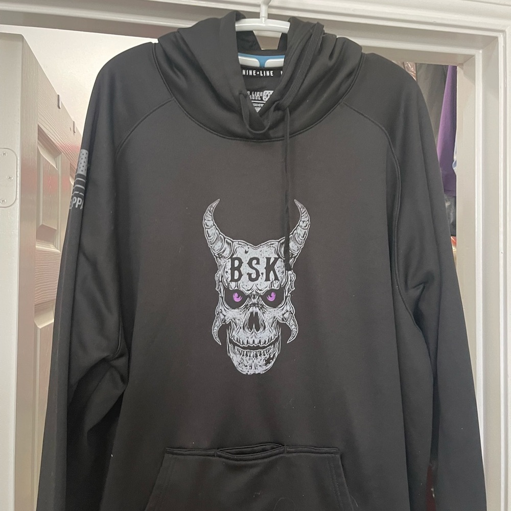 Nine Line Undertaker Deadman Black Ragland Tailgate Hoodie (WWE)